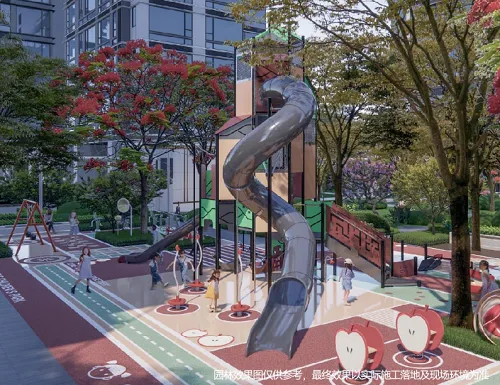 小区实景园林