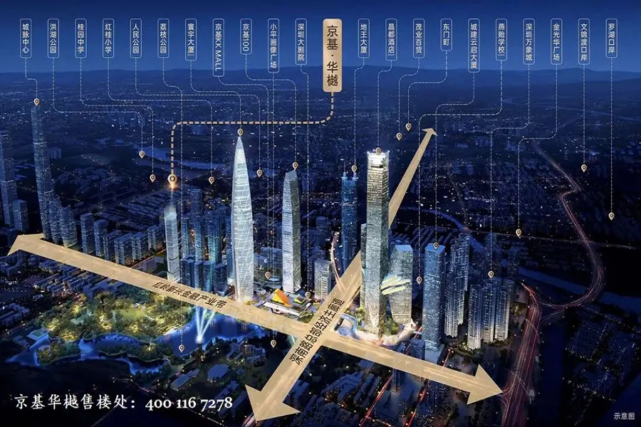 罗湖-京基华樾｜项目介绍｜学校学区，地铁交通，户型图鉴赏，官方发布！