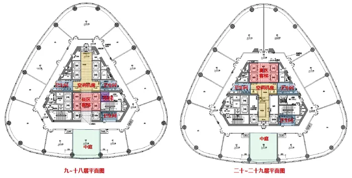 赤湾汇广场T4塔楼标准层平面图